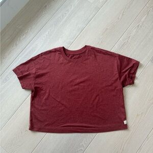 Vuori Energy Tee in Rust